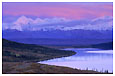 Mt. Brooks and the Alaska Range at sunset.